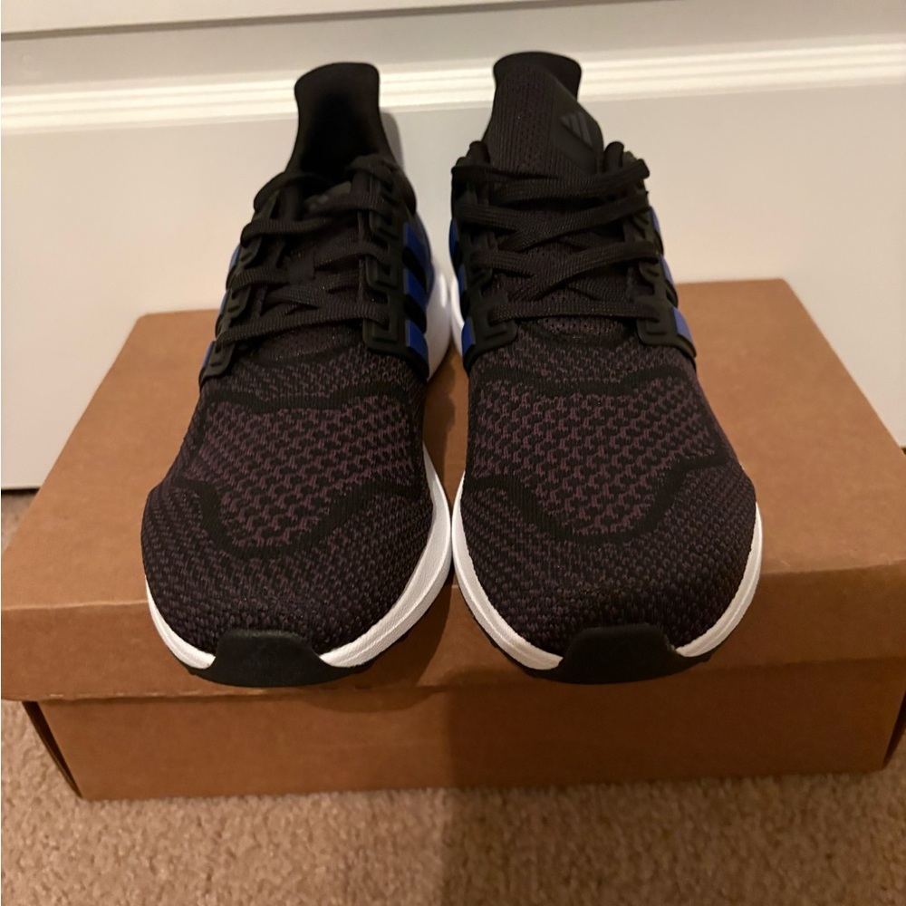 adidas Men's Black and Blue Running Shoes